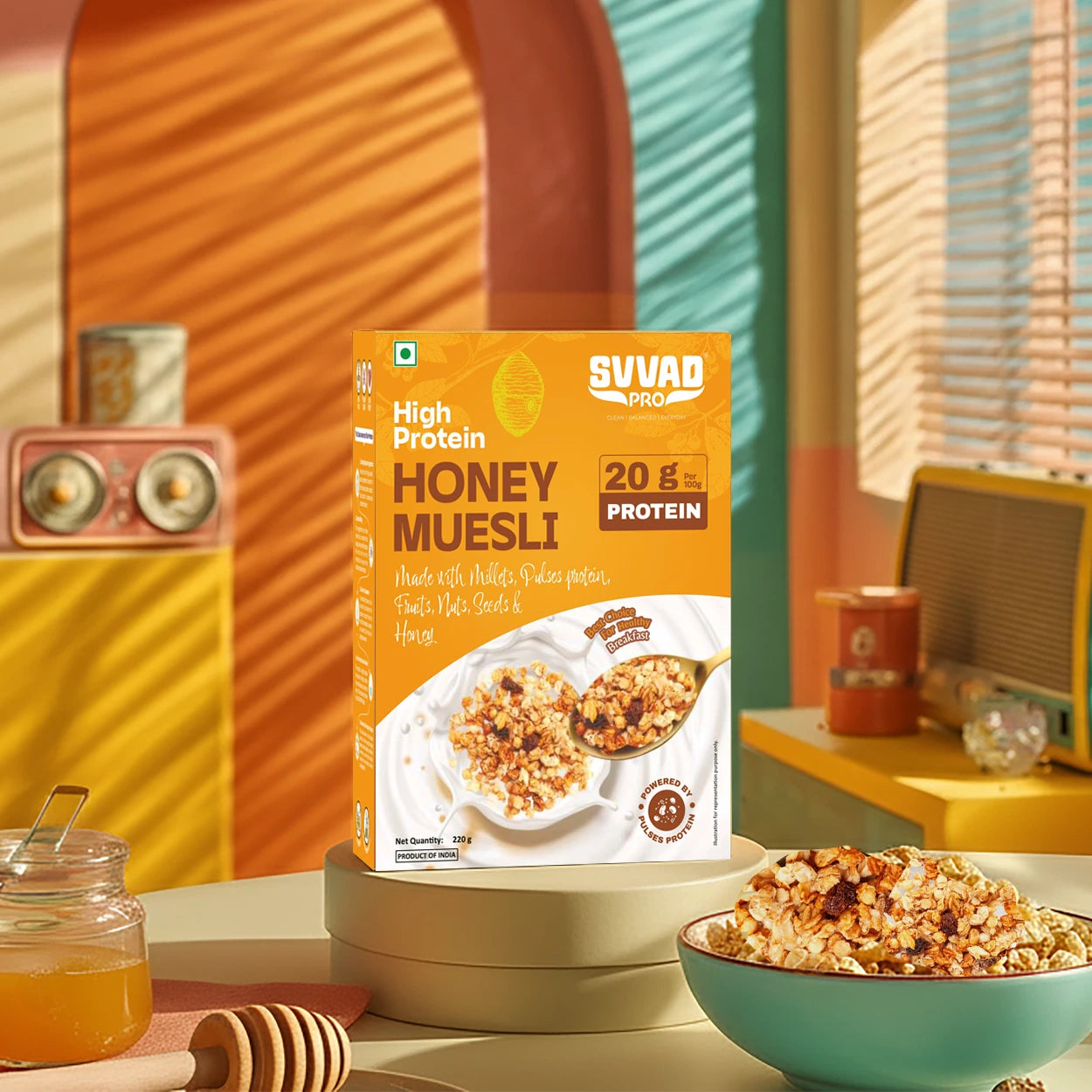 High Protein Honey Muesli