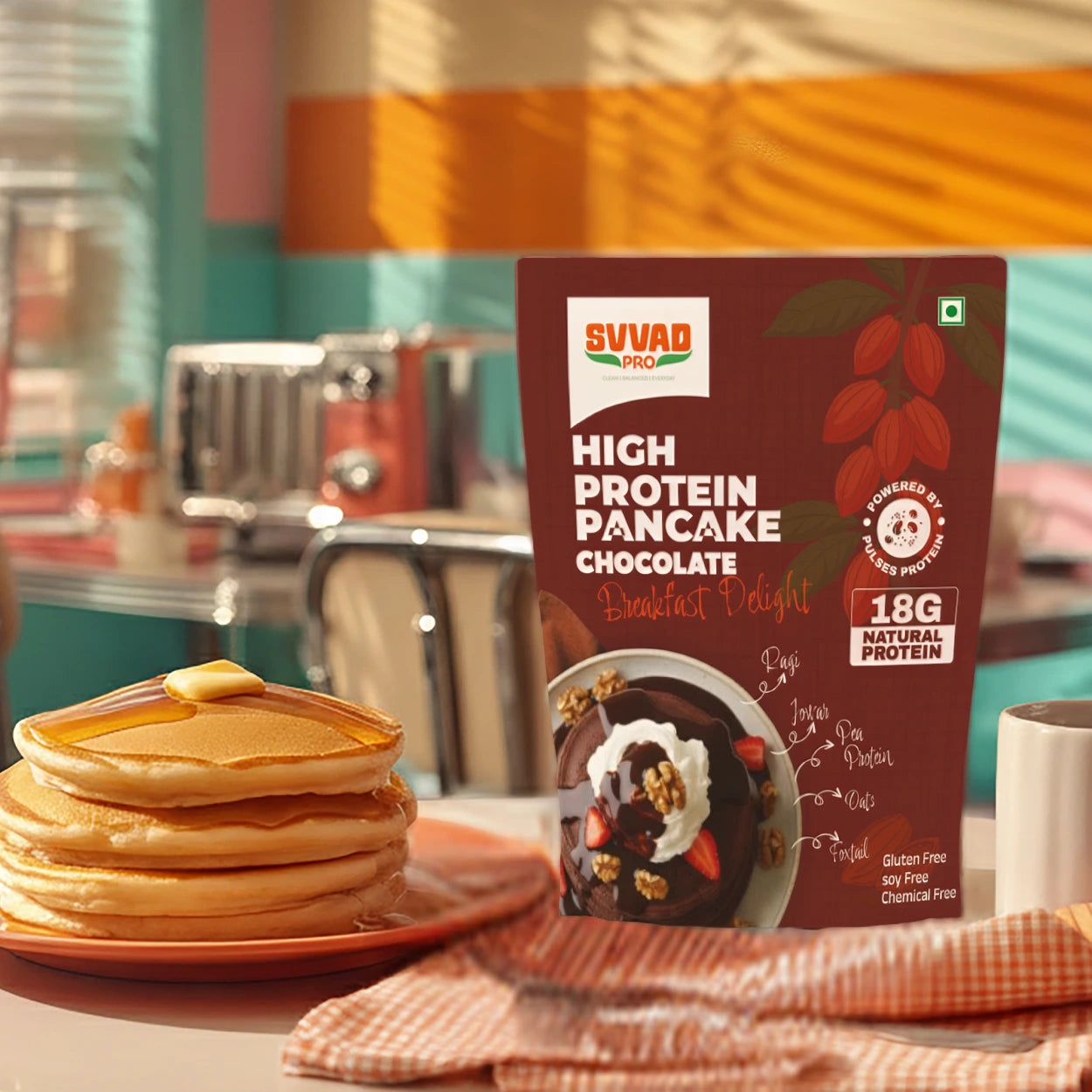 High Protein Pancake Chocolate