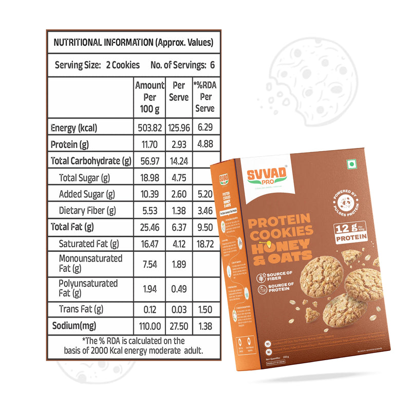 Protein Cookies - Honey & Oats