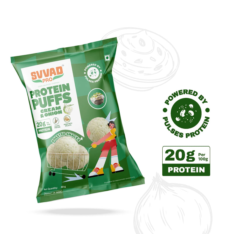 Protein Puffs - Cream & Onion
