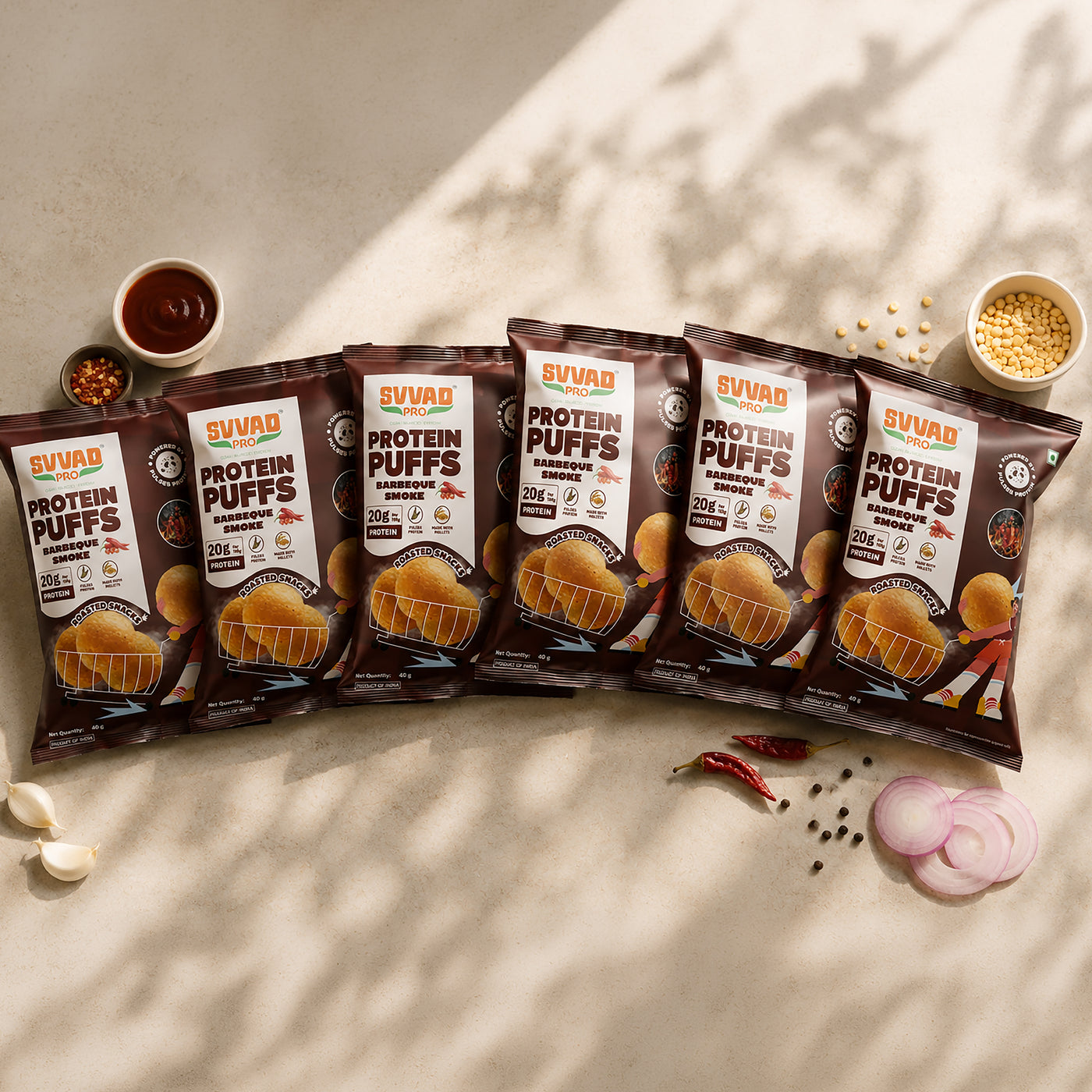 SVVAD PRO High Protein Puffs – Barbeque Smoke