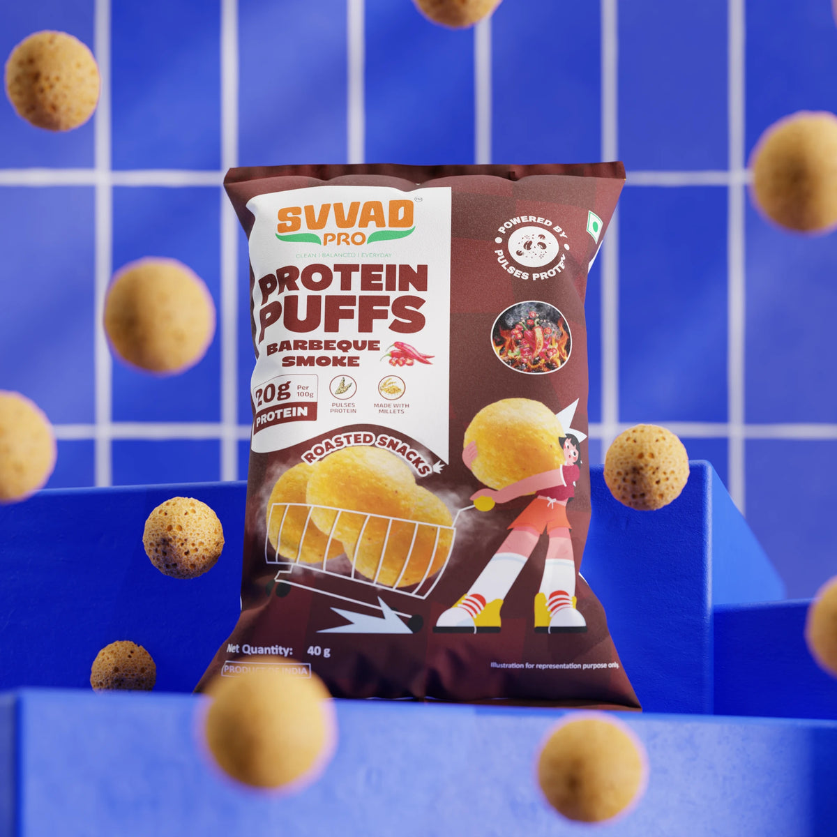 Protein Puffs - Barbeque Smoke