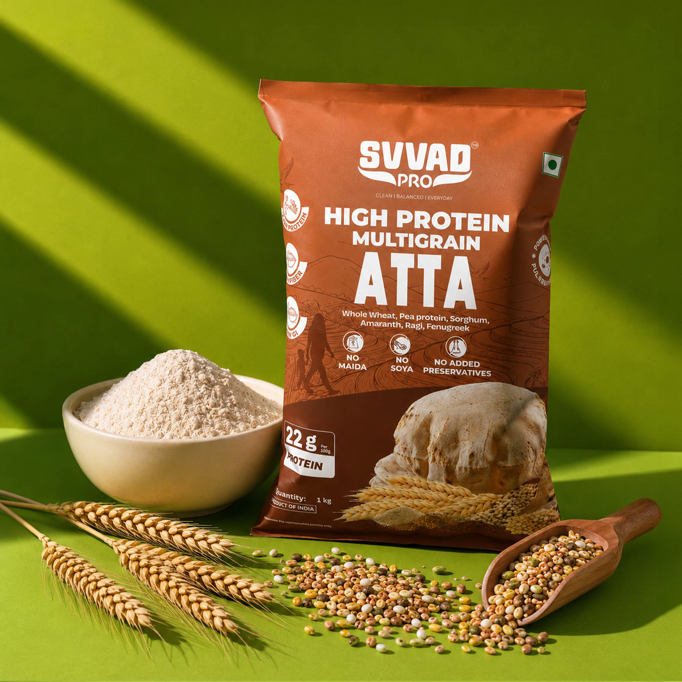 Svvad Pro - High Protein Multigrain Atta
