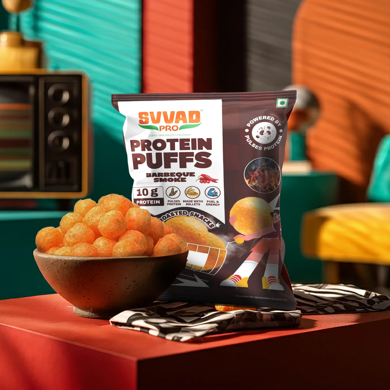 Protein Puffs - BBQ Smoke