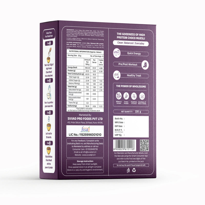 High Protein Choco Muesli
