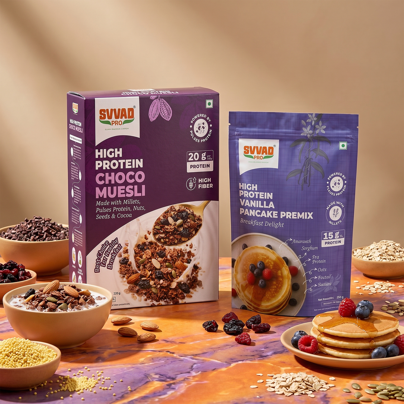 SVVAD PRO High Protein Breakfast Combo