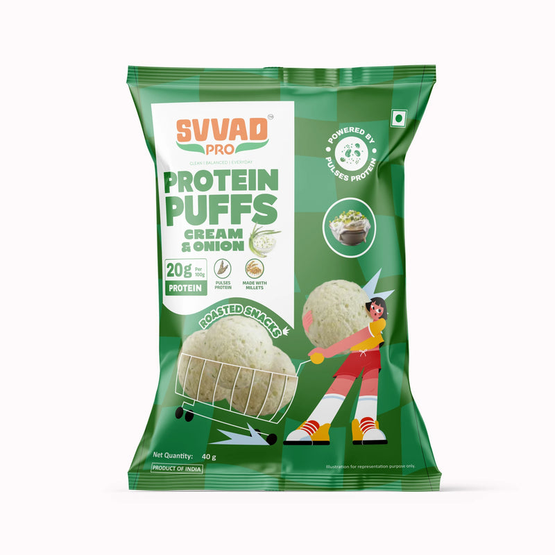 Protein Puffs - Cream & Onion